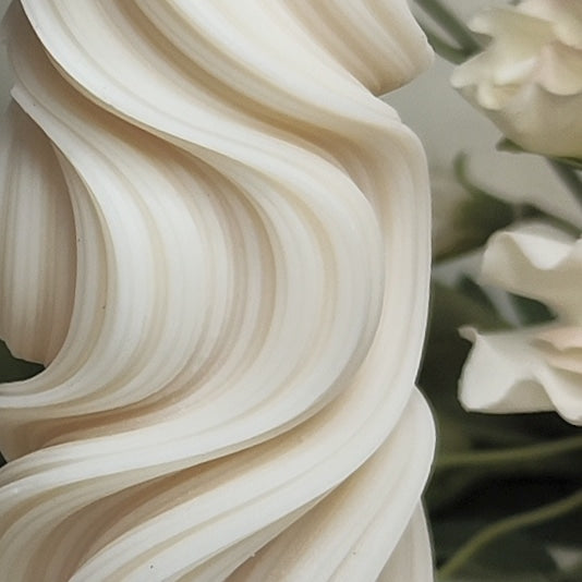 Skulptur Kerze TWIRL